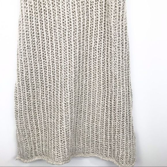 Aerie Cream/Tan Knit Mini Tank Dress or Cover-up - Picture 3 of 9
